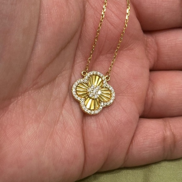 RACHEL ZOE - Sterling Silver Cubic Zirconia Necklace - Picture 7 of 9